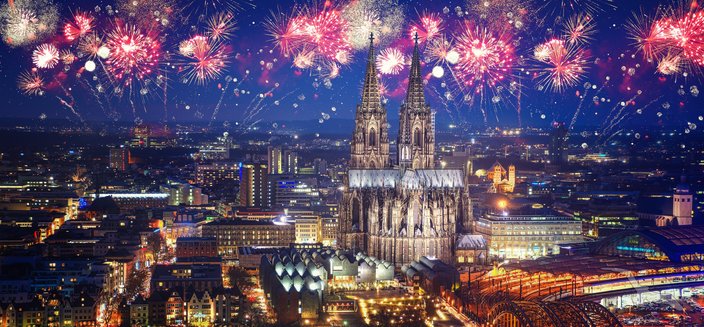 Alisa -Feuerwerk in Köln