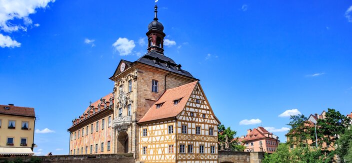 Amelia -Altes Rathaus in Bamberg, Deutschland