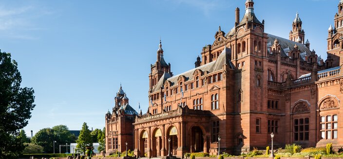 Amera -Kelvingrove Art Museum in Glasgow, Schottland