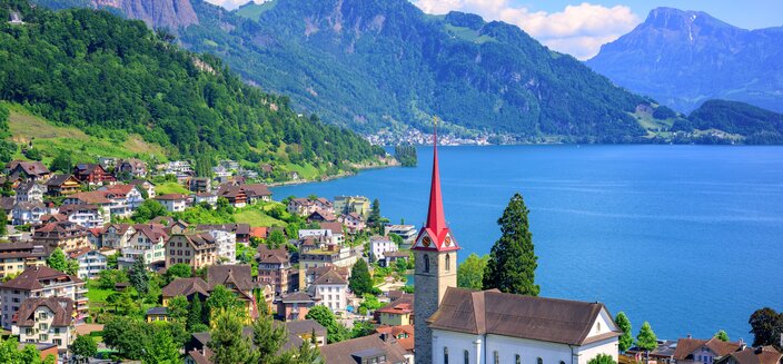 Amina -Der Vierwaldstaettersee in Luzern, Schweiz