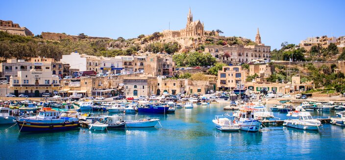 Artania -Hafen von Gozo, Malta