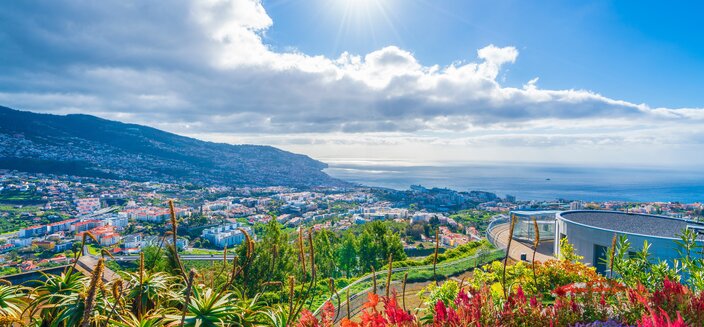 Deutschland -Aussicht auf Funchal, Portugal