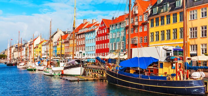 Deutschland -Hafen von Kopenhagen, Dänemark