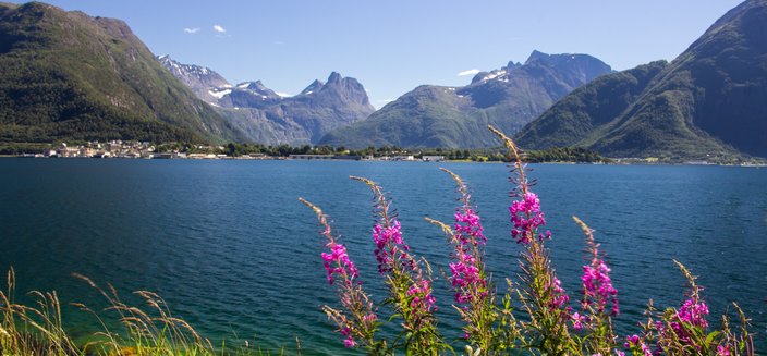 Deutschland -Liebliche Landschaft am Romsdalsfjord, Norwegen