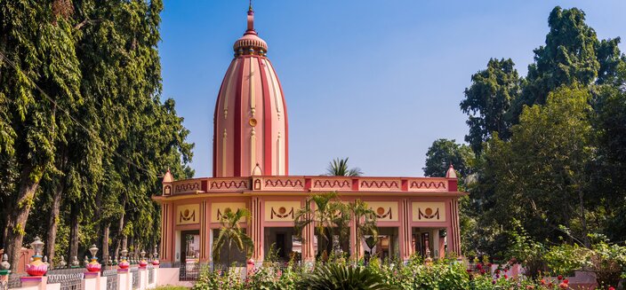 Ganges Voyager -Krischna Tempel in Mayapur, Indien