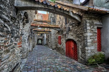 St. Catherine's Passage in Tallinn, Estland